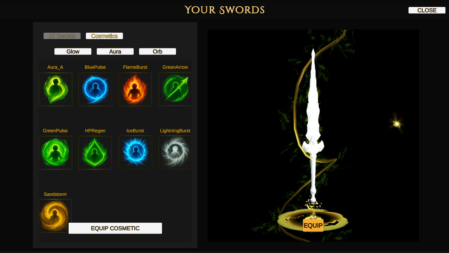 Cosmetics Sword&Shield: Ascendant